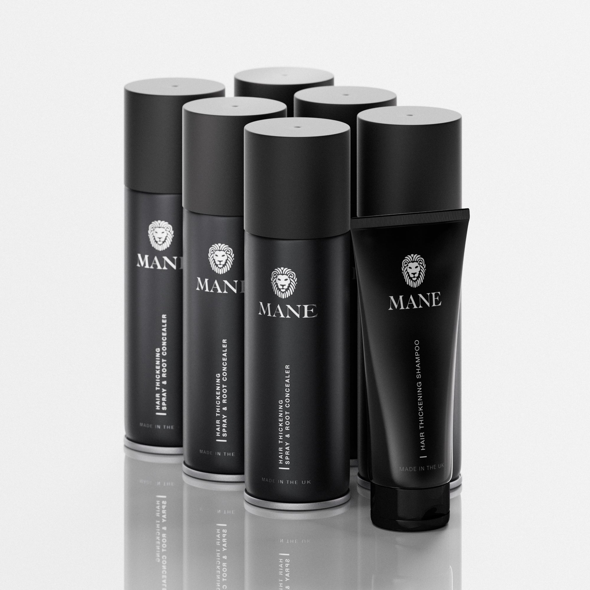 Mane Hair Thickening Spray, Shampoo and Conditioner Fine Hair Regime